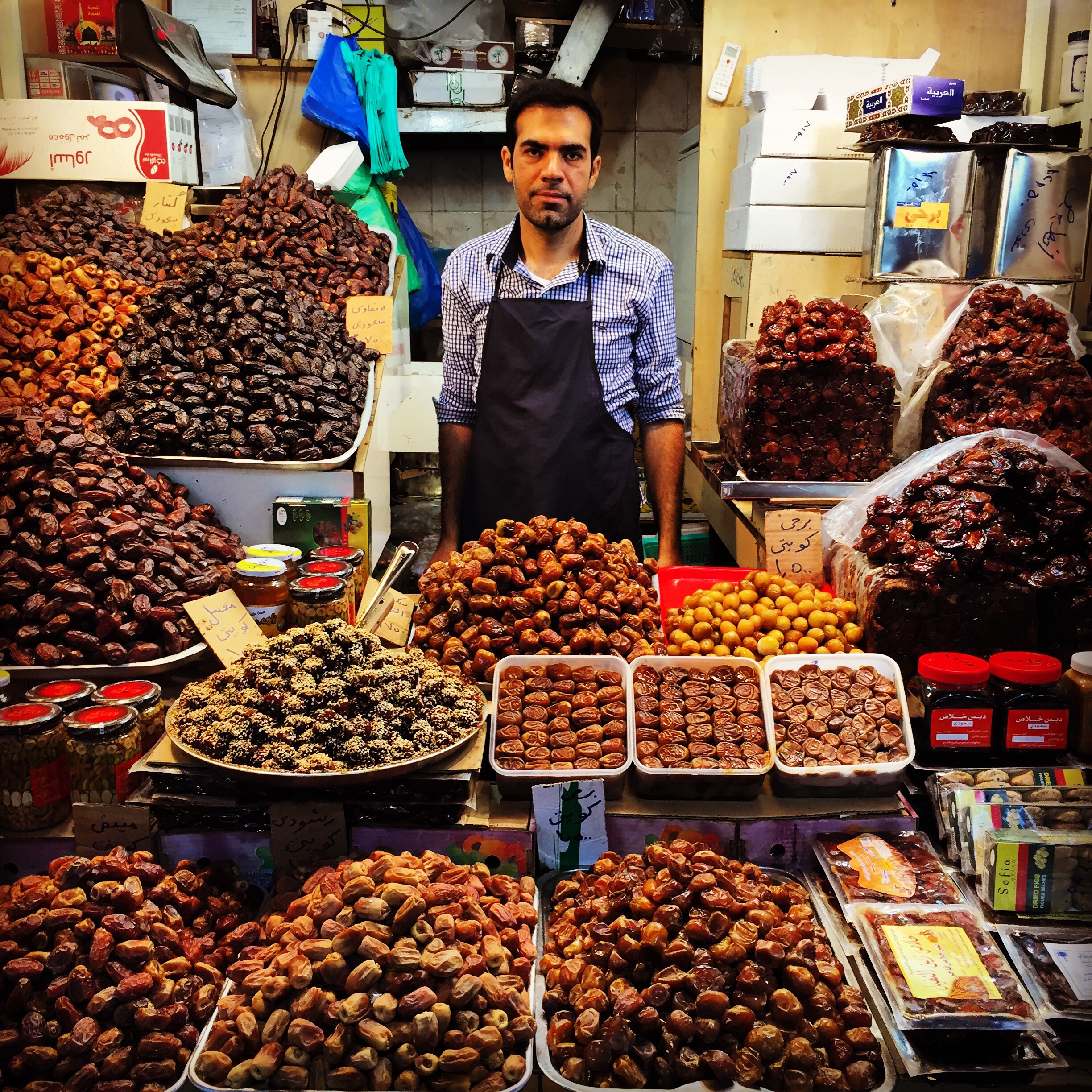 Date vendor in Kuwait market