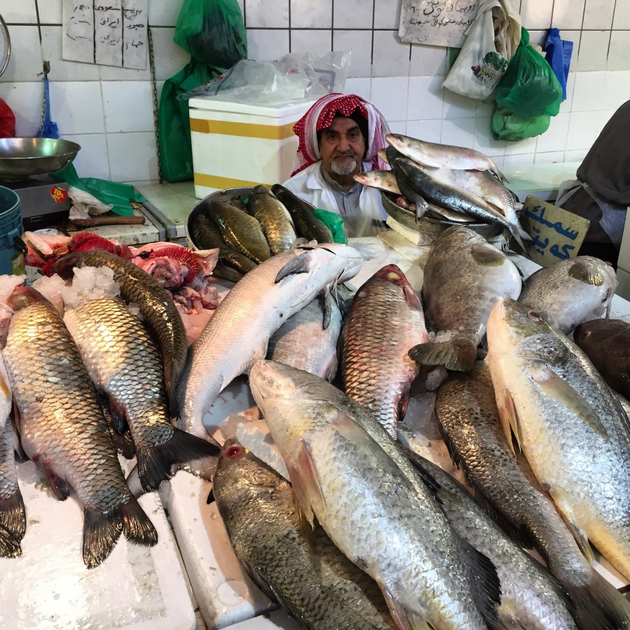 Fish merchant in Kuwait