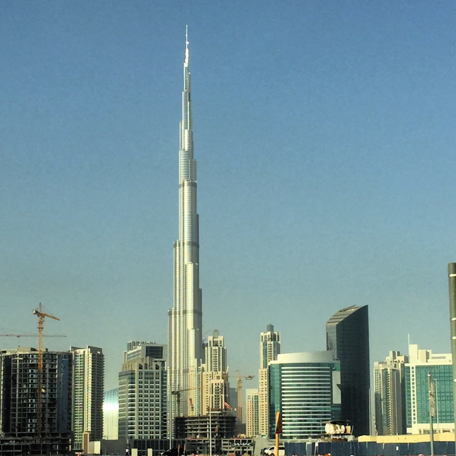 Burj Khalifa, tallest building in Dubai, UAE