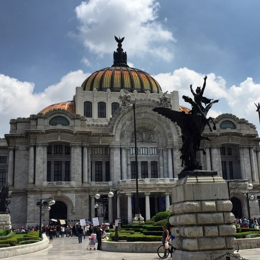 Palacio de Bellas Artes in downtown Mexico City