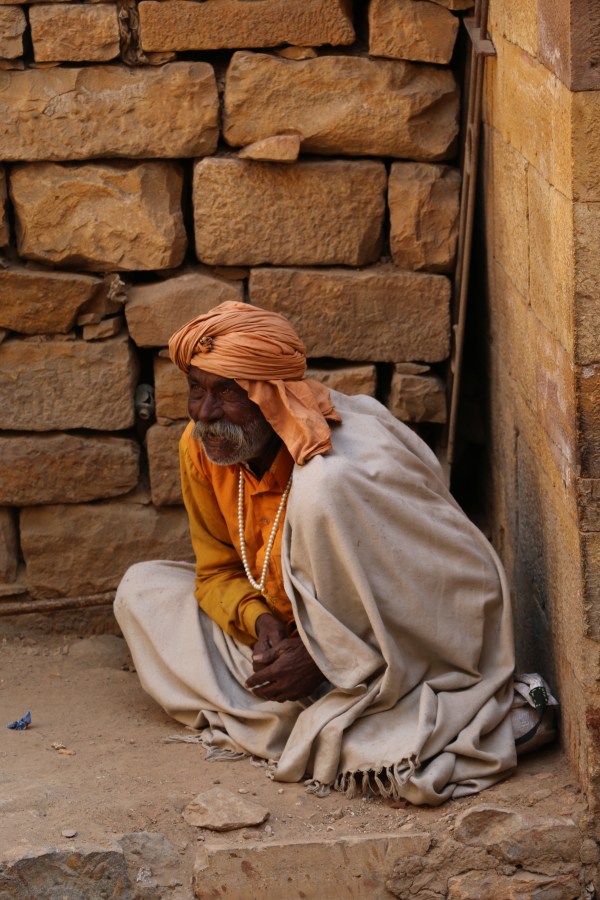 Indian sadhu in Jaisalmer, India