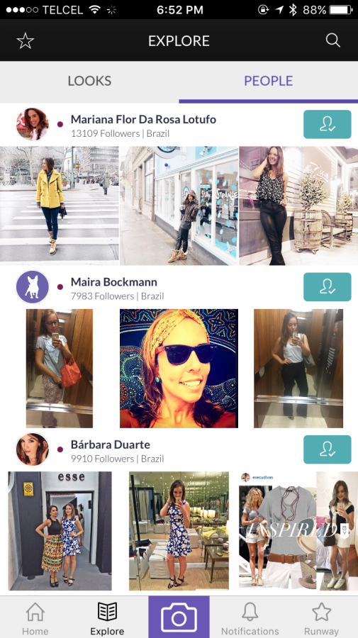 tizkka app screnshot fashion social network