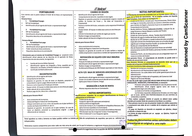 formato de presolicitud de telcel mexico - burocracia privada absurda