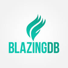 BlazingDB logo, an extremely fast SQL database able to handle petabyte scale
